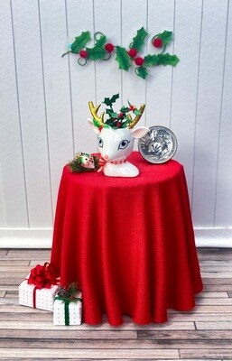 1:12 Scale Christmas Reindeer Vase