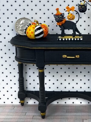 1:12 Scale Decorative Painted Pumpkin