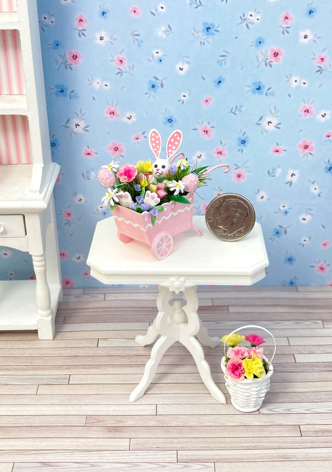 1:12 Scale Floral Easter Cart