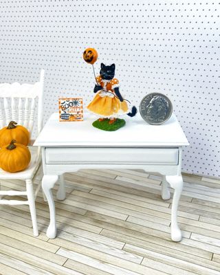 1:12 Scale Halloween Kitty Doll