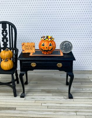 1:12 Scale Jack-O-Lantern Candy Bowl
