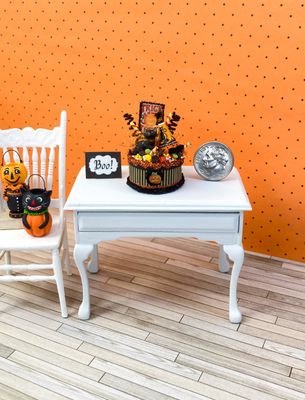 ​1:12 Scale Halloween Black Cat Box