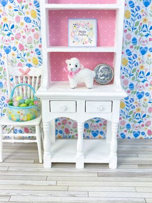1:12 Scale Tiny Easter Lamb