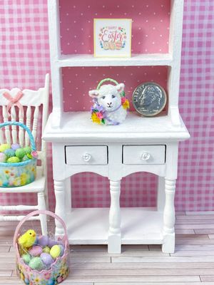 1:12 Scale Lamb Easter Bucket
