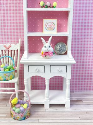 ​1:12 Scale Bunny Easter Bucket