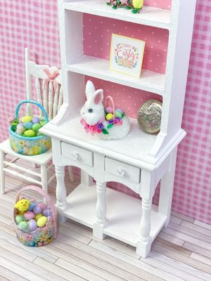 ​1:12 Scale Bunny Easter Bucket