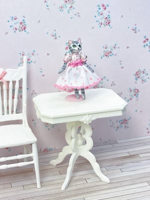 1:12 Scale Jointed Cat Doll