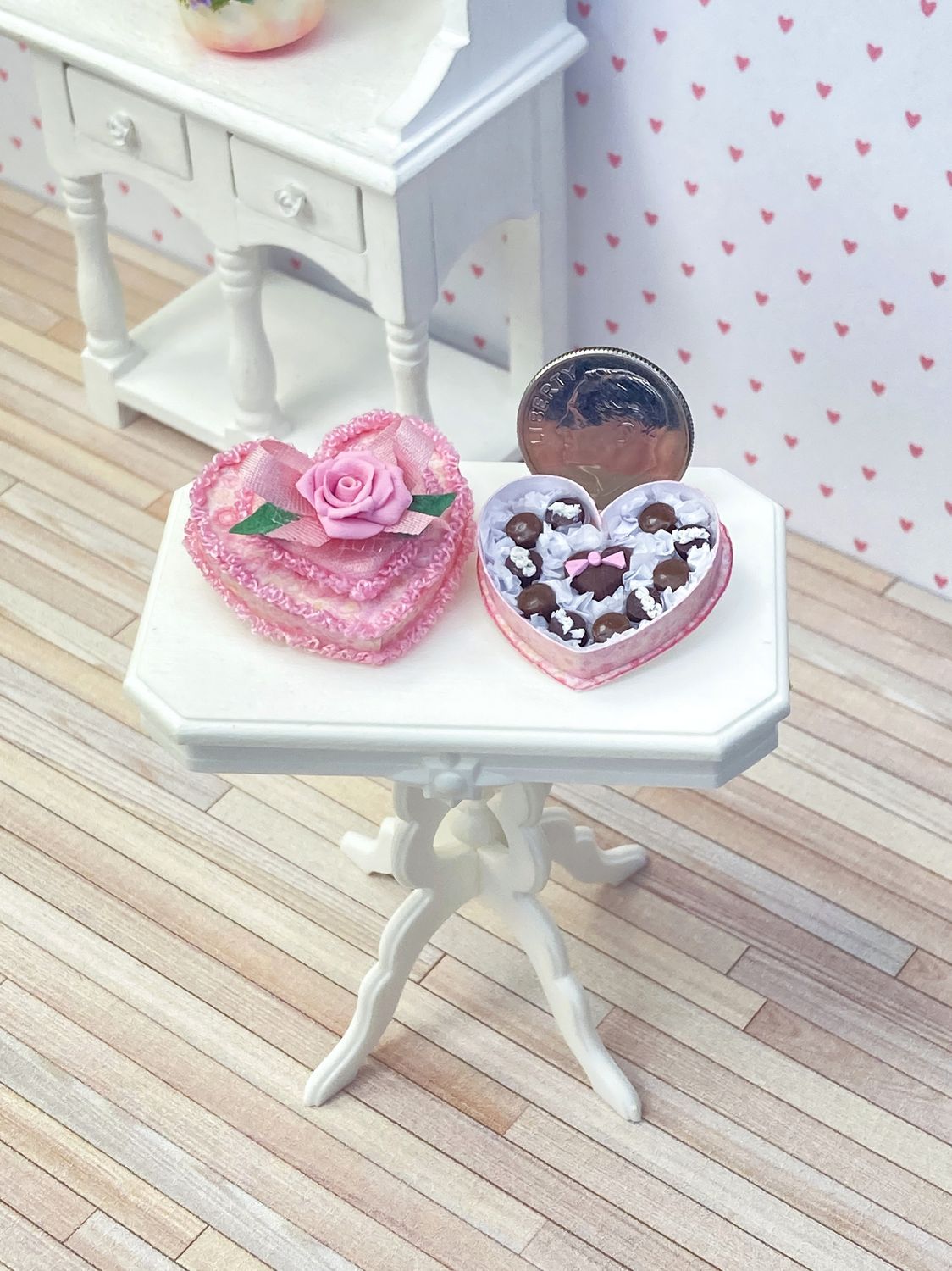 1:12 Scale Valentines Box Of Chocolates