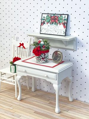 1:12 Scale Miniature Christmas Candy Filled Jar