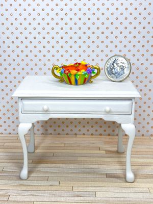 1:12 Scale Whimsical Floral Fruit Bowl