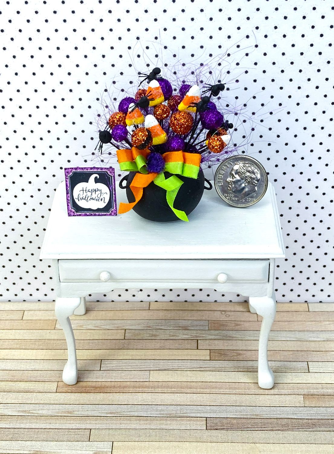 1:12 Scale Halloween Centerpiece Arrangement