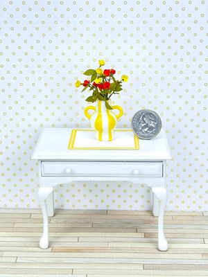 1:12 Scale Miniature Whimsical Flower Filled Vase