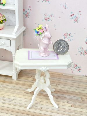 1:12 Scale Miniature Bunny Planter