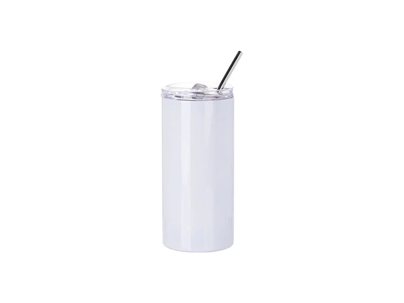 CUSTOME SKINNY TUMBLER WITH STRAW 20 OZ.