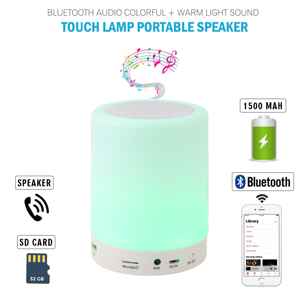 Lampra de Buro con bocina bluetooth