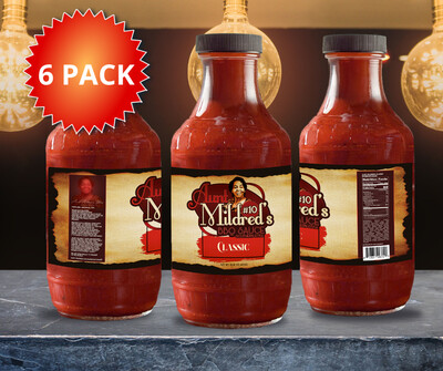 6 PK Classic - Aunt Mildred's #10 Southern Style BBQ Sauce