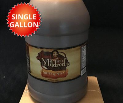 1 Gallon Sweet & Spicy - Aunt Mildred's #10 Southern Style BBQ Sauce