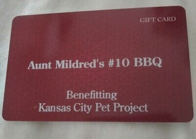$10 Aunt Mildred's Gift Card