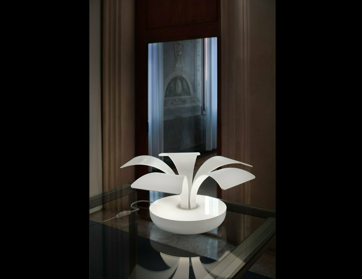 Lampada da tavolo "BLOSSOMY  TL1" bianco -MASIERO-