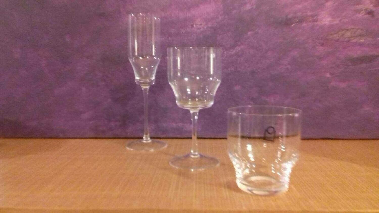Servizio bicchieri  "PEOPLE126" 6 acqua/ 6 vino/ 6 calici champagne  -ICHENDORF-