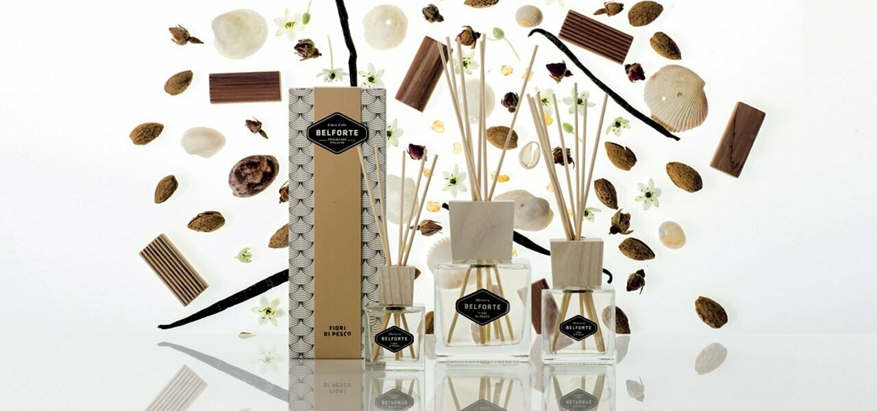 DIFFUSORE PROFUMAZIONE BELFORTE WHITE CUBE (Chiaro)