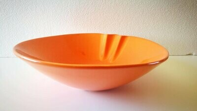 Centrotavola "ONDAALA" in ceramica arancione -TIFFANI BOUTIQUE- Fatto a mano