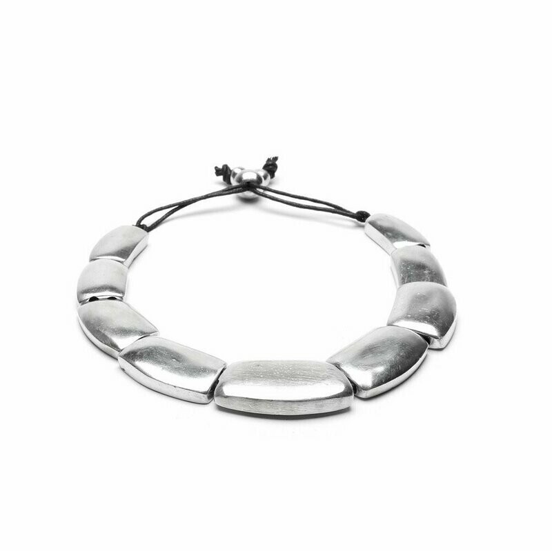COLLANA COURT PLAQUE LISSE
