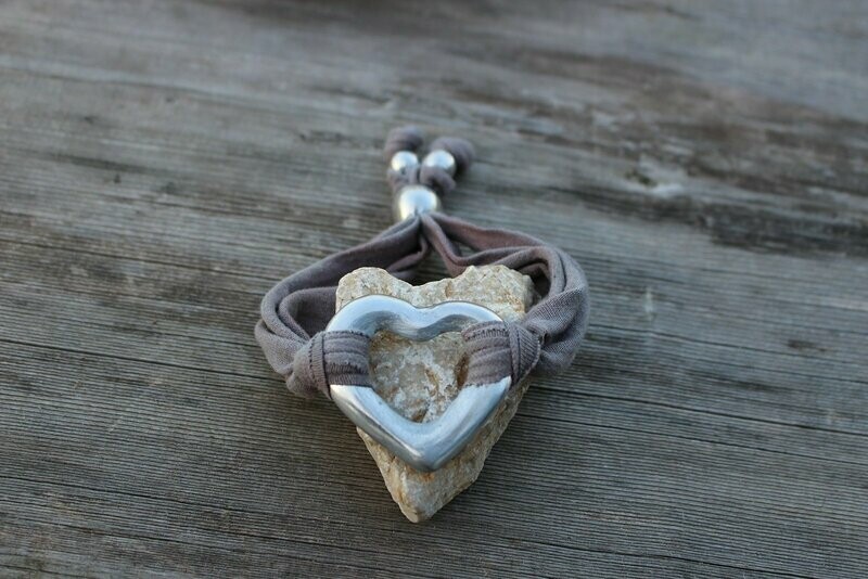 BRACCIALE JERSEY CUORE