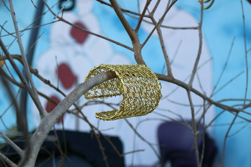 BRACCIALE "BIG CUFF" MICROFILATO