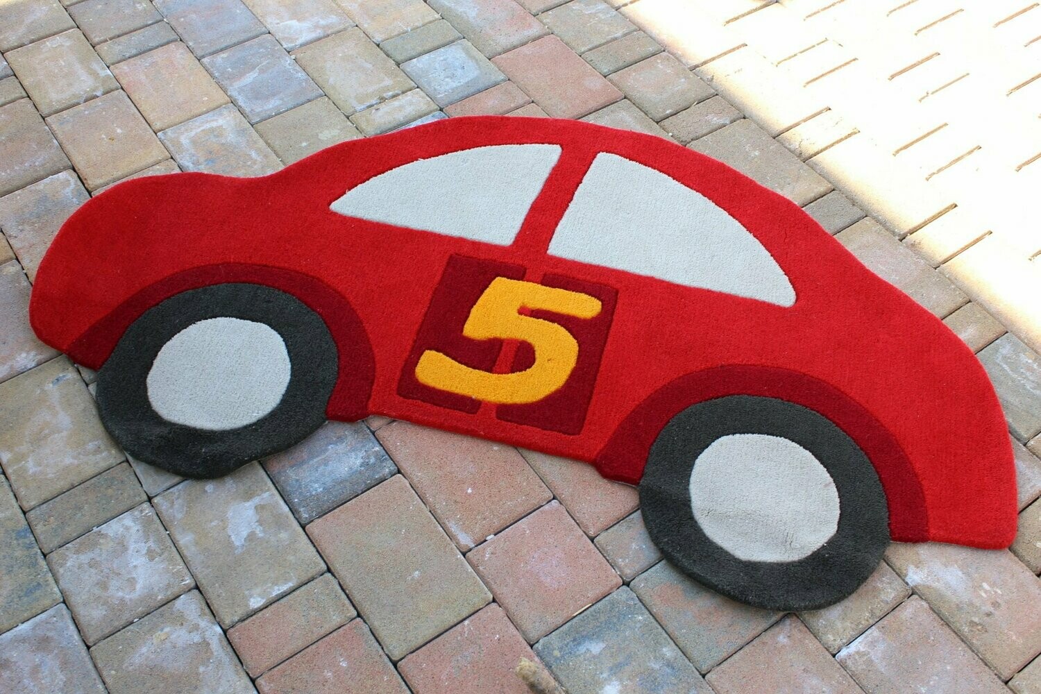 Tappeto "CAR" Rosso cm90 x 155