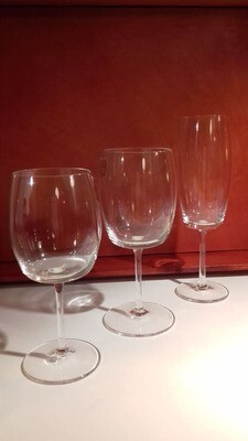 Servizio bicchieri "PISA" 6 acqua/ 6 vino. -ICHENDORF-