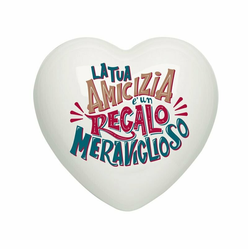 Complemento di arredo/fermacarte "Cuore Regalo Meraviglioso"