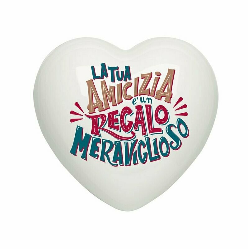 Complemento di arredo/fermacarte "Cuore Regalo Meraviglioso"