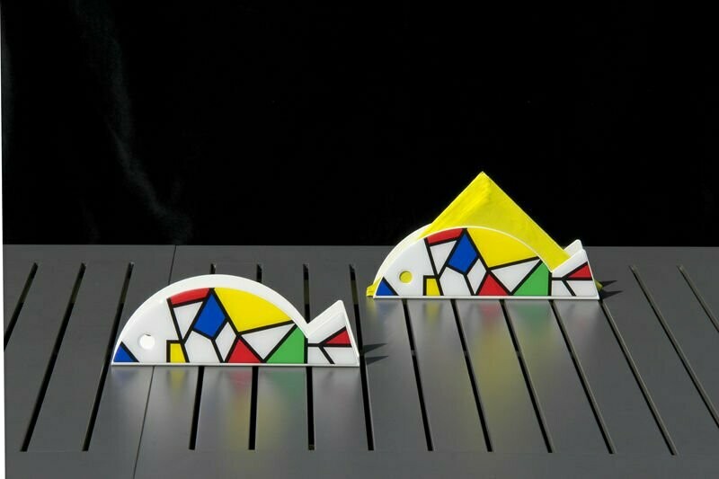 Portaoggetti "PESCI FUOR D'ACQUA MOSAIC"