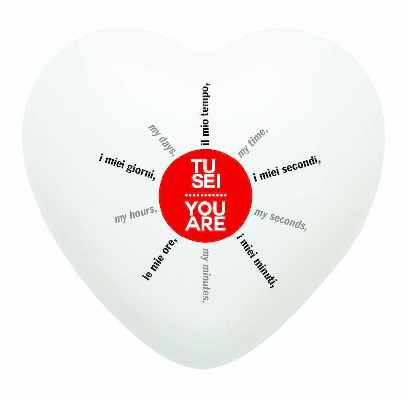 Complemento di arredo/fermacarte "Cuore TU SEI"