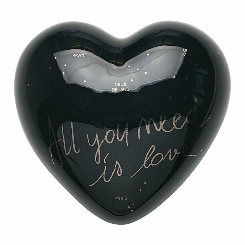 Complemento di arredo/fermacarte "Cuore ALL YOU NEED"