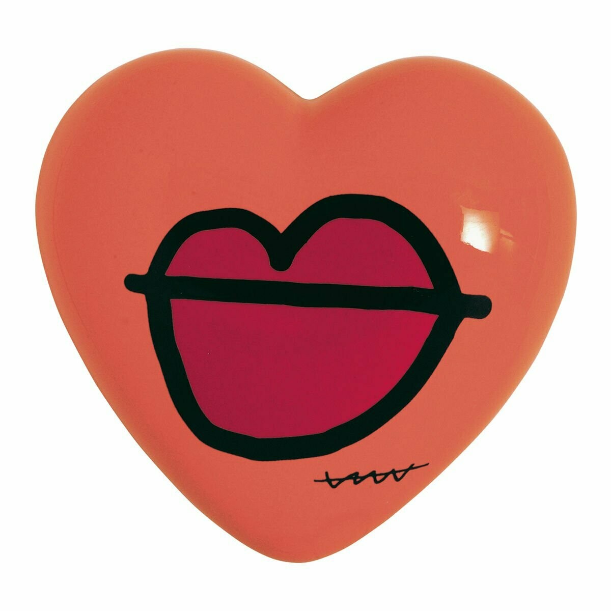 Complemento di arredo/fermacarte "Cuore BOCA"