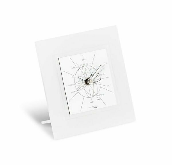 Orologio da tavolo di design "ASTRONOMIAE", Colori Disponibili: Bianco, Dimensione: Standard