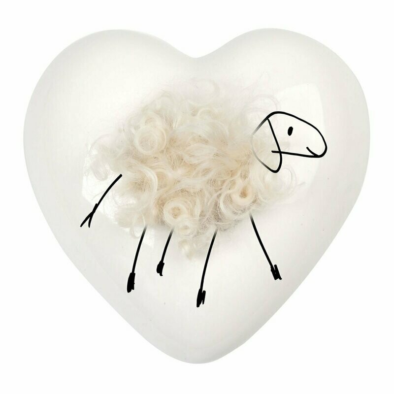 Complemento di arredo/fermacarte "Cuore DOLLY"