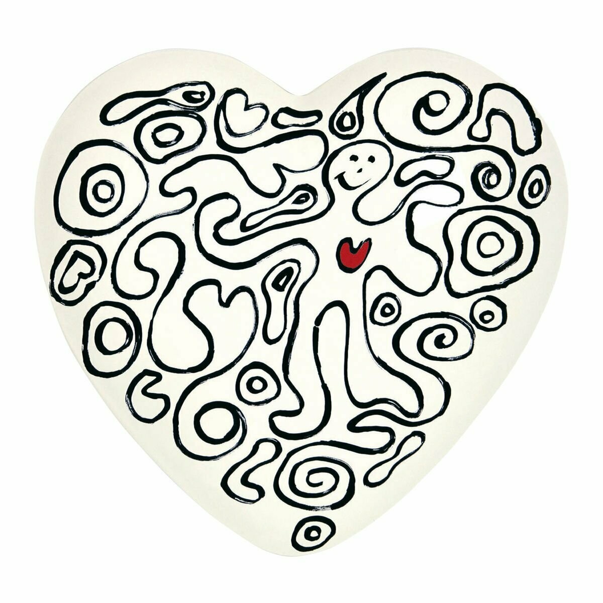Complemento di arredo/fermacarte "Cuore HAPPY HEART"