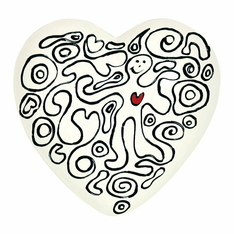 Complemento di arredo/fermacarte "Cuore HAPPY HEART"