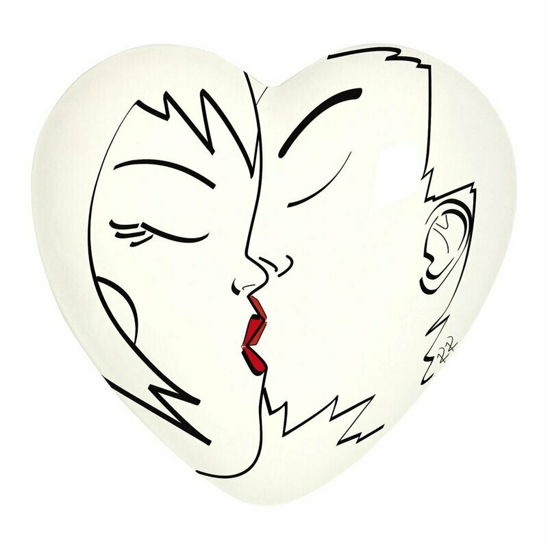 Complemento di arredo/fermacarte "Cuore KISS"