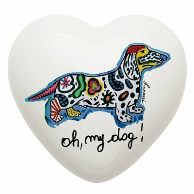 Complemento di arredo/fermacarte "Cuore OH, MY DOG!"