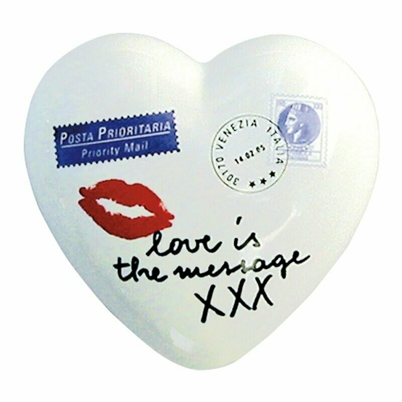 Complemento di arredo/fermacarte "Cuore PRIORITY MAIL"