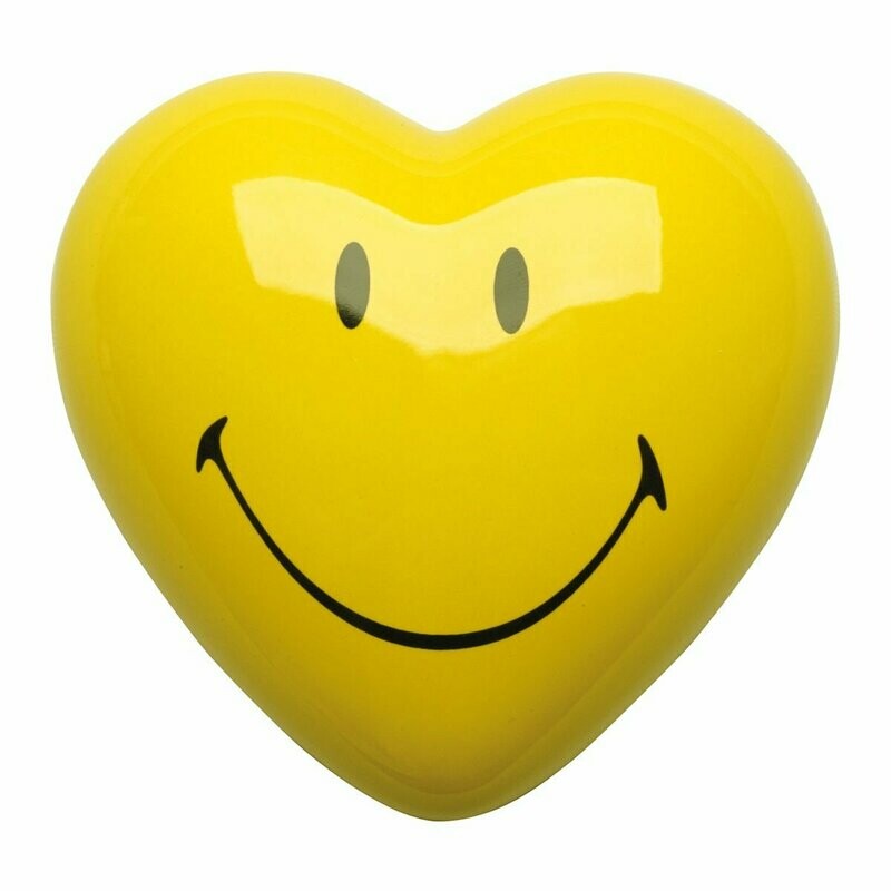 Complemento di arredo/fermacarte "Cuore SMILEY CLASSIC"