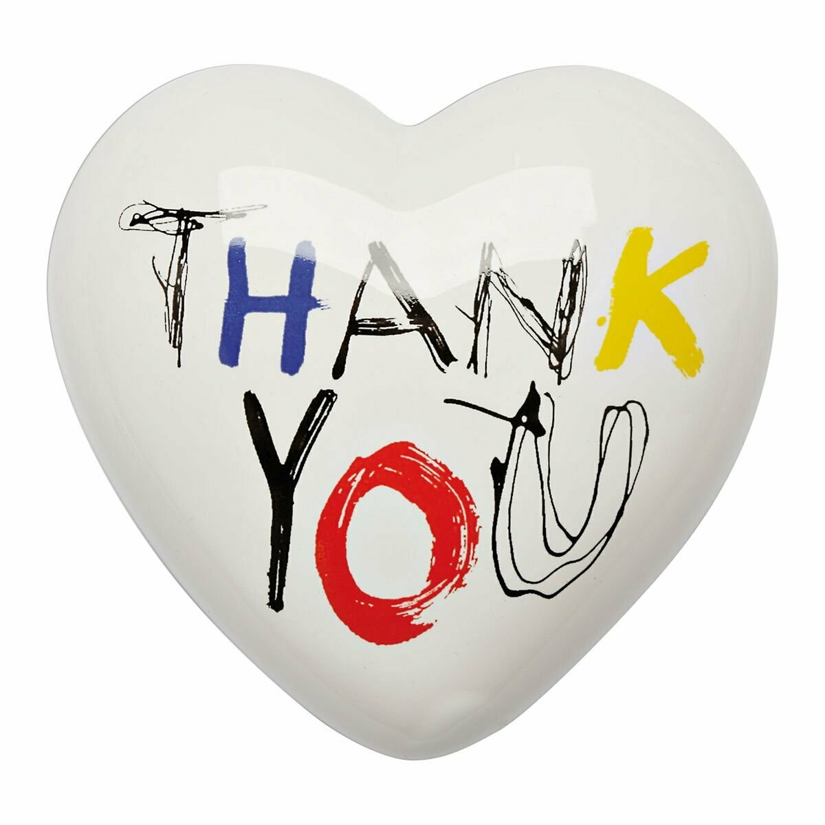 Complemento di arredo/fermacarte "Cuore THANK YOU"