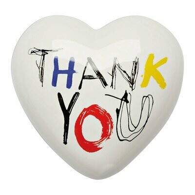 Complemento di arredo/fermacarte "Cuore THANK YOU"