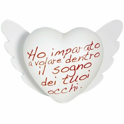 Complemento di arredo/fermacarte "Cuore VOLARE"