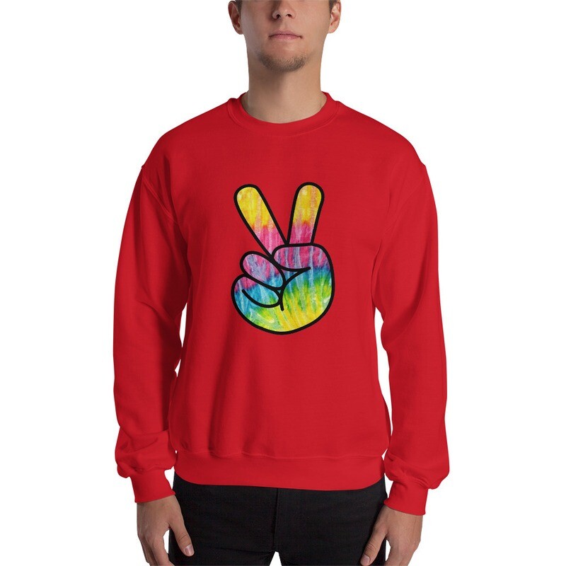 Felpa senza cappuccio unisex "PACE"
