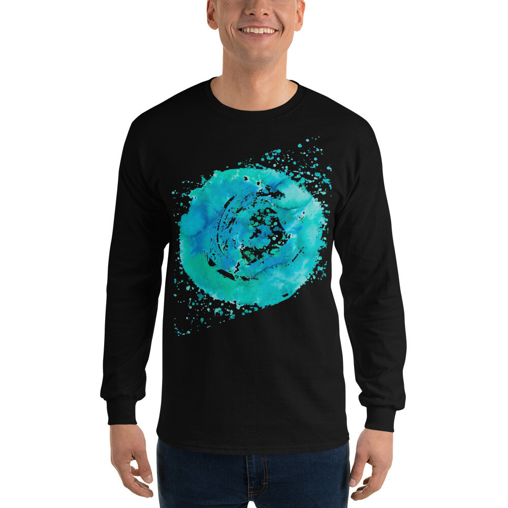 Maglia leggera a maniche lunghe "CIRCLE", Colore: Nero, Taglia: S
